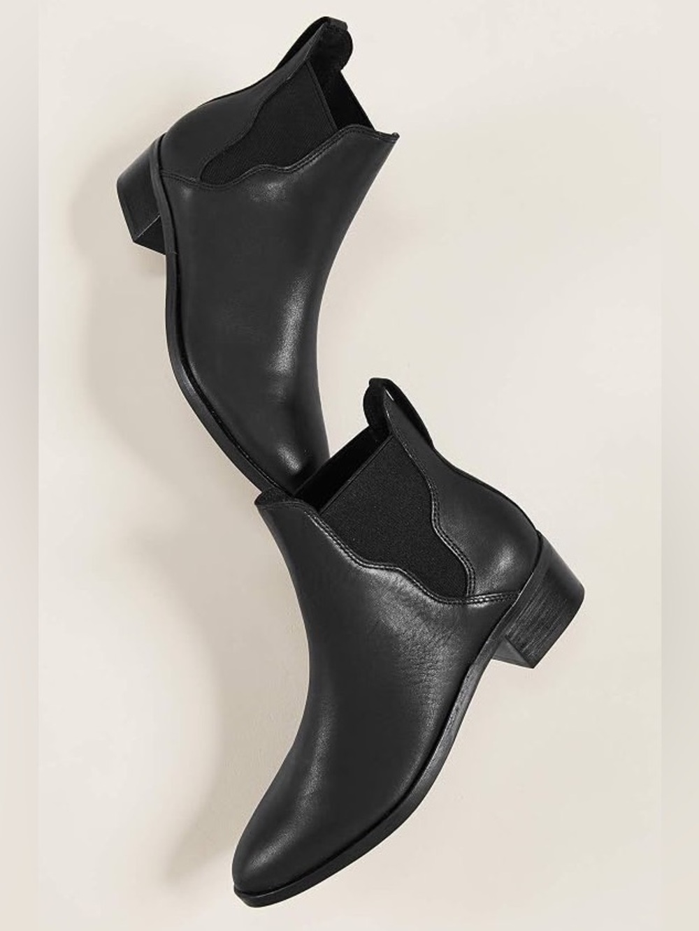 $145 NWOB Soludos Marfa Leather Chelsea Booties
